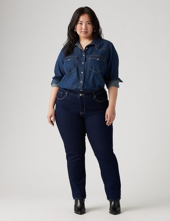 Levis Plus 314 Shaping Straight Jean, Darkest Sky product photo