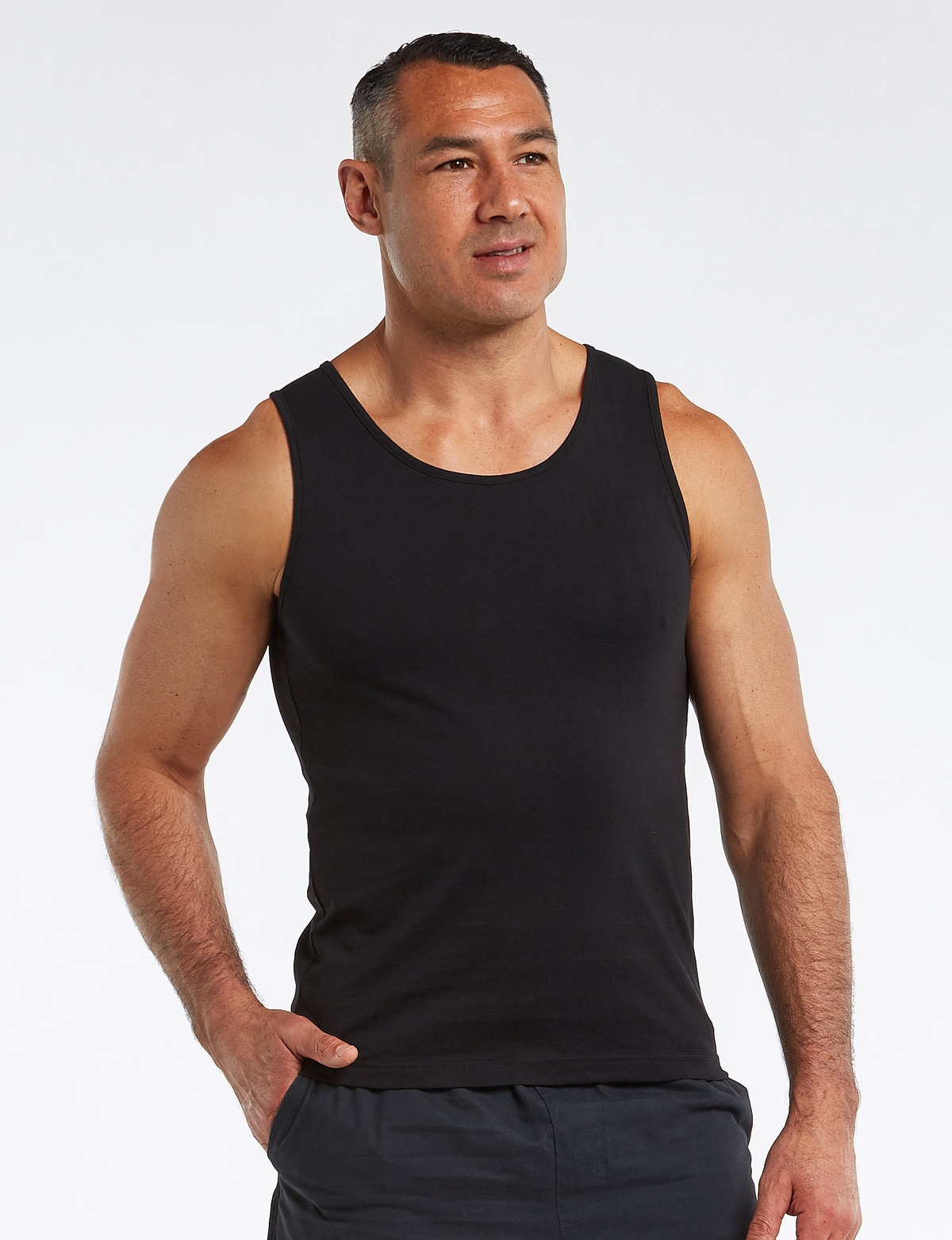 Chisel Ultimate Singlet, Black - T-shirts, Singlets & Polos