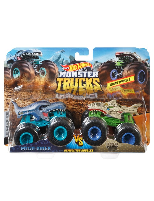 Hot Wheels Monster Trucks 1:64 Scale 2-Pack, Assorted product photo