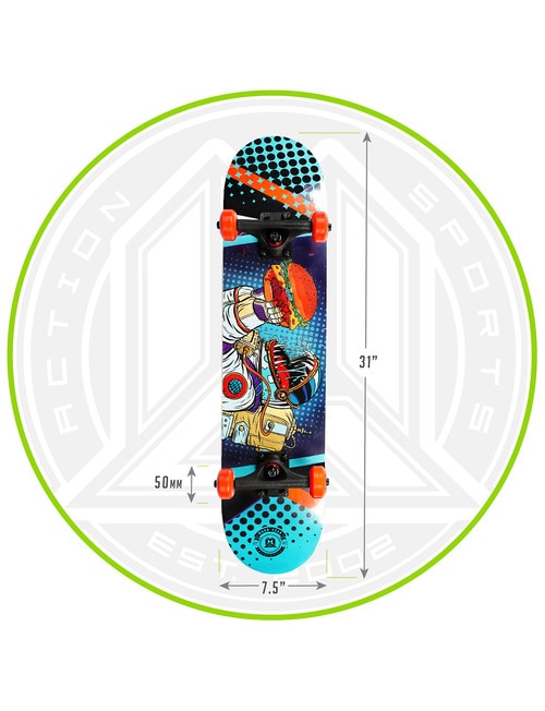 MADD 31" Wooden Skateboard, Assorted product photo View 09 L
