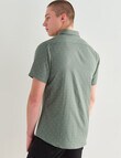 Tarnish Double Layer Dot Shirt, Khaki product photo View 02 S