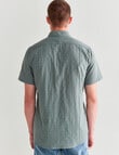 Tarnish Double Layer Dot Shirt, Khaki product photo View 02 S