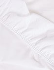 Haven Essentials 225TC Cotton Rich Fitted Sheet, White product photo View 02 S