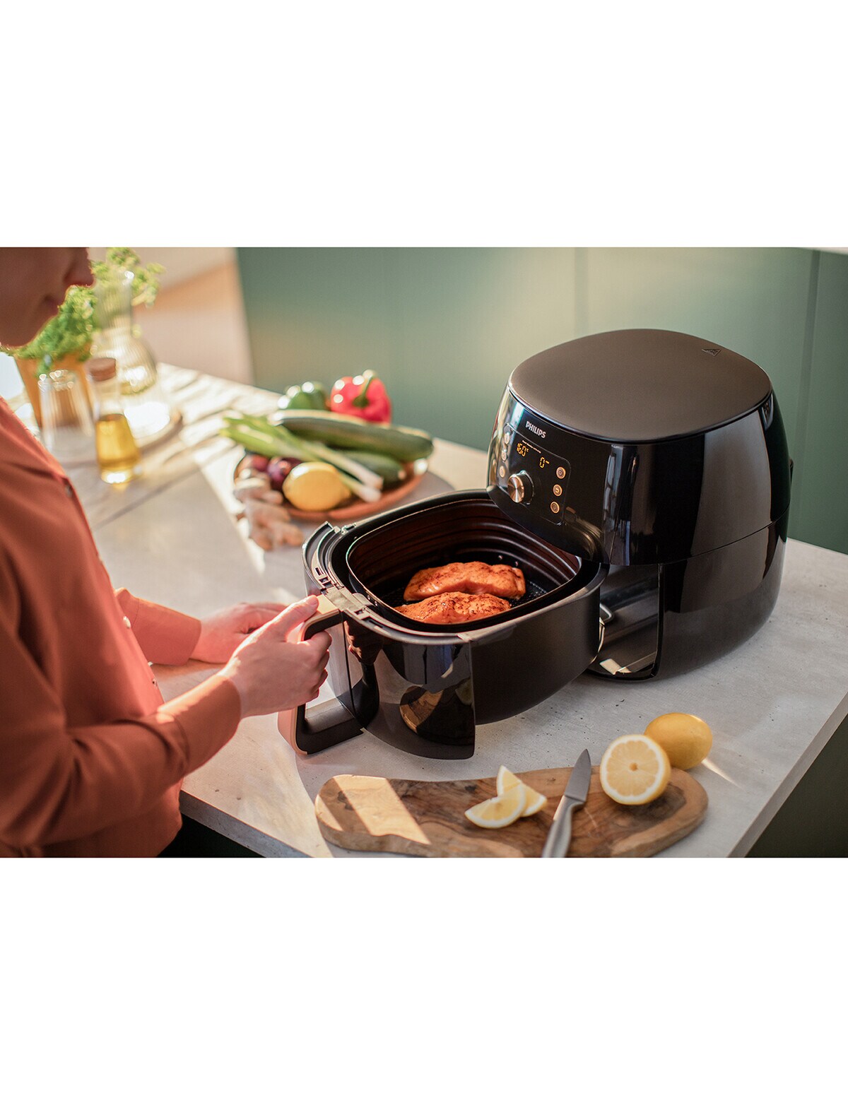 Philips Smart Airfryer XXL, Black, HD9861/99 Air Fryers