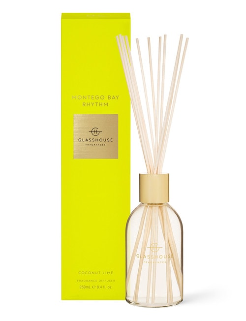 Glasshouse Fragrances Montego Bay Rhythm Diffuser Set, 250ml product photo