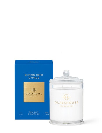 Glasshouse Fragrances Diving Into Cyprus Candle, 380g product photo