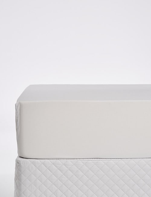 Haven Essentials 225TC Cotton Rich Fitted Sheet, Silver product photo