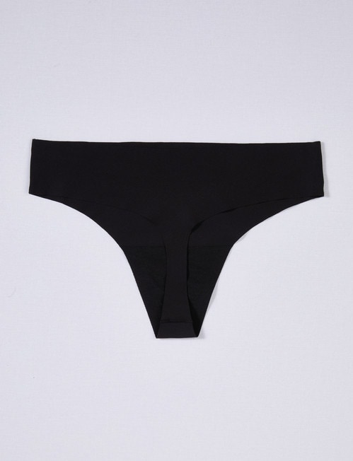 Bonds Invisi Free Cuts Gee, Black product photo View 02 L