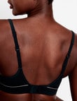 Bonds Retro Rib Wirefree Tee Bra, Black product photo View 02 S