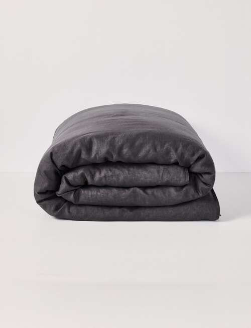Domani Toscana Duvet Cover, Slate product photo View 04 L
