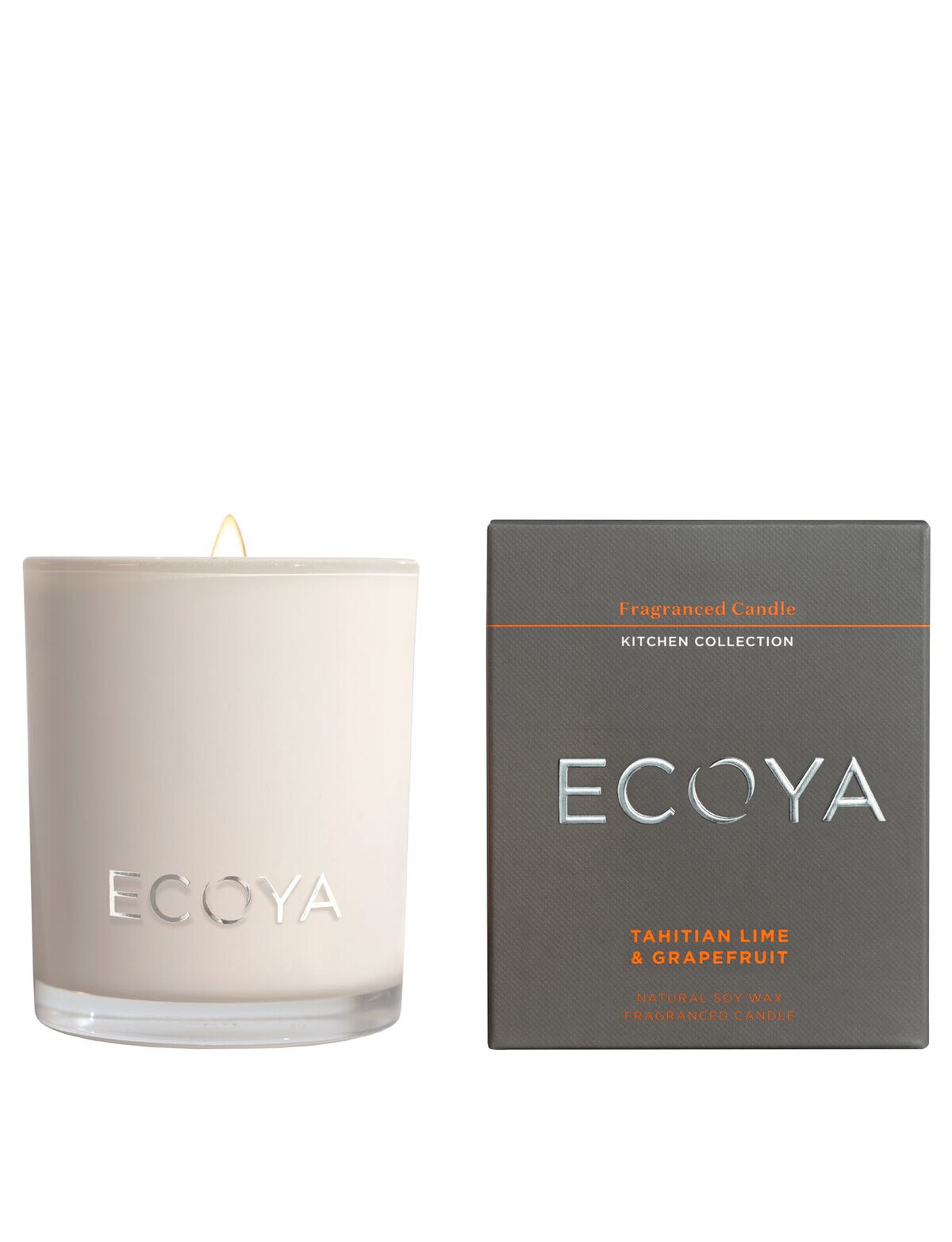 Ecoya Kitchen Collection, Tahitian Lime & Grapefruit Maisy Jar Candle