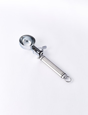 Stevens Stainless Steel Lever Ice Cream Scoop product photo