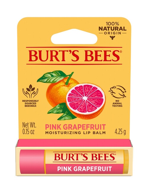 Burts Bees Lip Balm Pink Grapefruit, 4.25g product photo