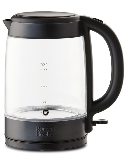 Russell Hobbs 1.7L Brooklyn Glass Kettle, Black, RHK172BCH product photo