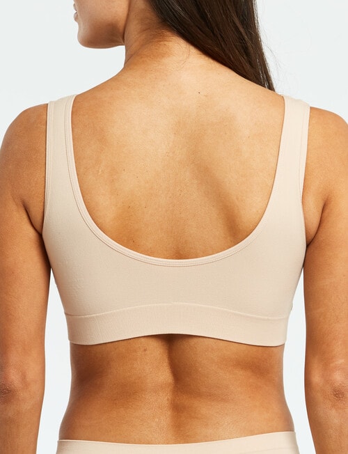 Lyric Seamfree Crop Top, Removable Pads, Nude product photo View 02 L