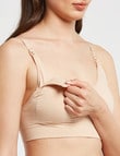 Lyric Maternity Seamfree Bra, Nude product photo View 03 S