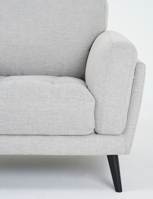 LUCA Furniture Hendrix Fabric Chair, Silver product photo View 04 L