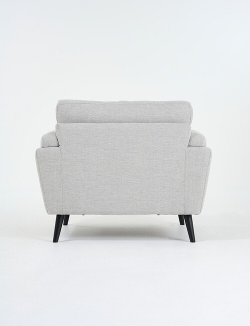 LUCA Furniture Hendrix Fabric Chair, Silver product photo View 05 L
