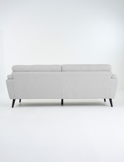 LUCA Furniture Hendrix Fabric 3 Seater Sofa, Silver product photo View 05 L