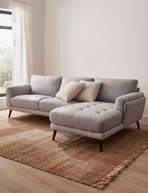 LUCA Furniture Hendrix Fabric 2.5 Seater with Right Hand Chaise product photo