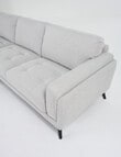 LUCA Furniture Hendrix Fabric 2.5 Seater Sofa with Left Hand Chaise, Silver product photo View 03 S
