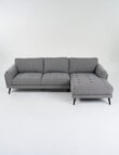 LUCA Furniture Hendrix Fabric 2.5 Seater with Right Hand Chaise product photo