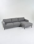 LUCA Furniture Hendrix Fabric 2.5 Seater with Right Hand Chaise product photo View 02 S