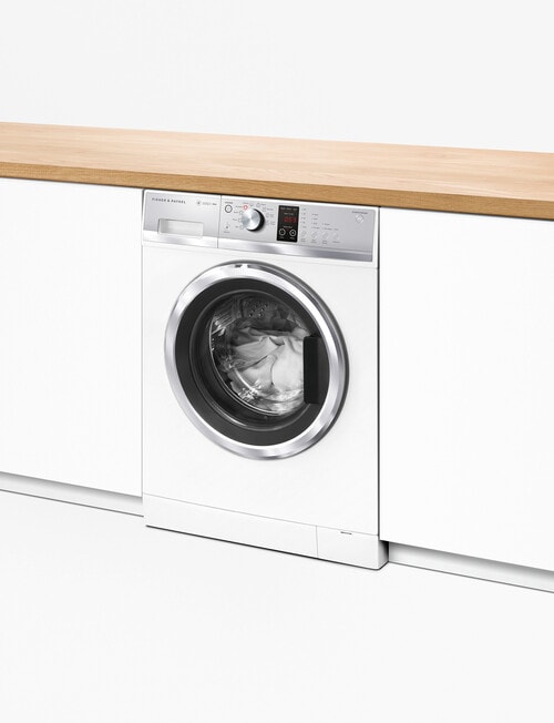 Fisher & Paykel 9kg Front Load QuickSmart Washing Machine, White, WH9060J3 product photo View 04 L