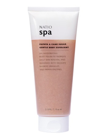 Natio Spa Papaya & Cane Sugar Gentle Body Exfoliant, 210ml product photo