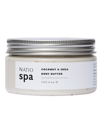 Natio Spa Coconut & Shea Body Butter, 240g product photo