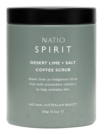 Natio Spirit Desert Lime & Salt Coffee Scrub, 300g product photo