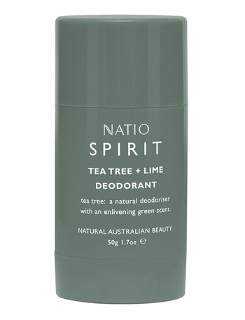 Natio Spirit Tea Tree & Lime Deodorant, 50g product photo