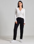 Whistle Soft Jogger Pant, Regular Length, Black product photo View 03 S