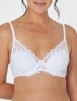 Bendon Embrace Full Coverage Bra, White, A-DD product photo
