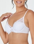 Bendon Embrace Full Coverage Bra, White, A-DD product photo View 02 S