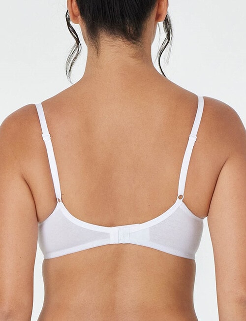 Bendon Embrace Full Coverage Bra, White, A-DD product photo View 03 L