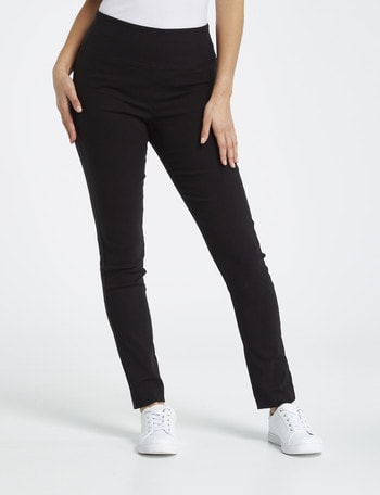 Whistle Shorter Length Bengaline Pant, Black product photo