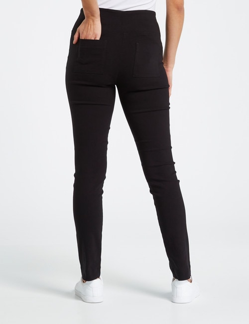 Whistle Shorter Length Bengaline Pant, Black product photo View 02 L