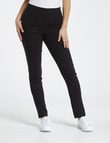 Whistle Regular Length Bengaline Pant, Black product photo