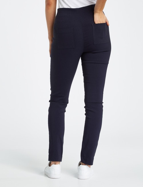 Whistle Shorter Length Bengaline Pant, Midnight product photo View 02 L