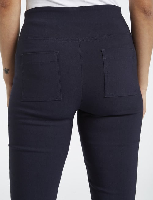 Whistle Shorter Length Bengaline Pant, Midnight product photo View 04 L