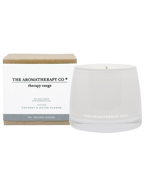 The Aromatherapy Co. Therapy Candle, Unwind, Coconut & Water Flower, 260g product photo