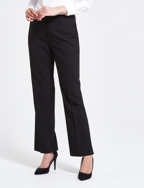 Oliver Black Two-Way-Stretch Classic Pant, Longer-Length, Black product photo