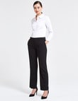 Oliver Black Two-Way-Stretch Classic Pant, Longer-Length, Black product photo View 03 S