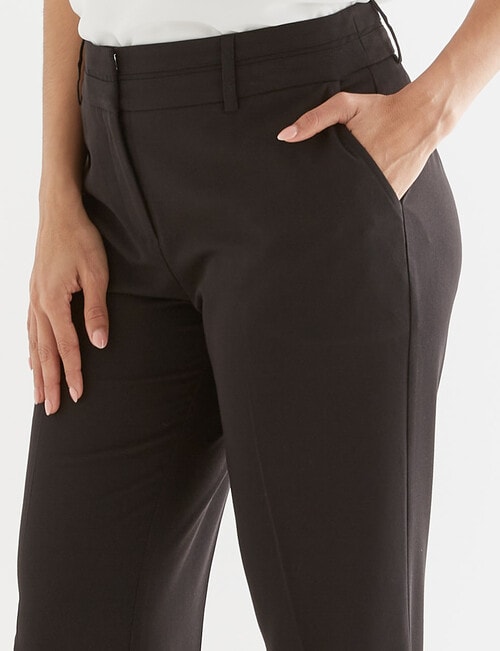 Oliver Black Two-Way-Stretch Classic Pant, Longer-Length, Black product photo View 04 L