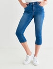 Denim Republic Core Skinny Crop, Dark Blue product photo View 03 S