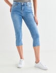 Denim Republic Core Skinny Crop, Blue Wash product photo
