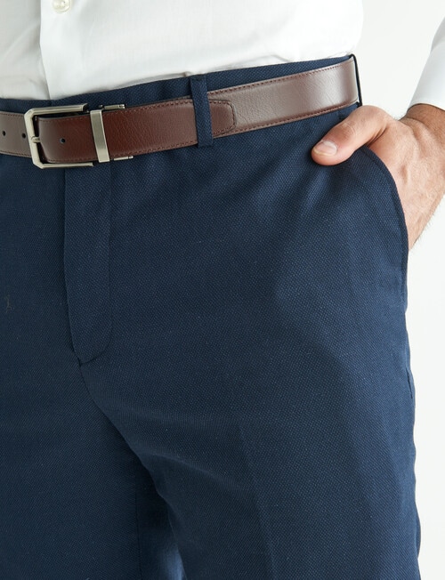 Laidlaw + Leeds Tailored Linen Blend Pant, Navy product photo View 04 L