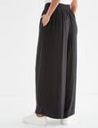Whistle Regular-Length Wide Leg Pant, Black product photo View 02 S