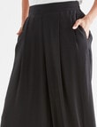 Whistle Regular-Length Wide Leg Pant, Black product photo View 04 S